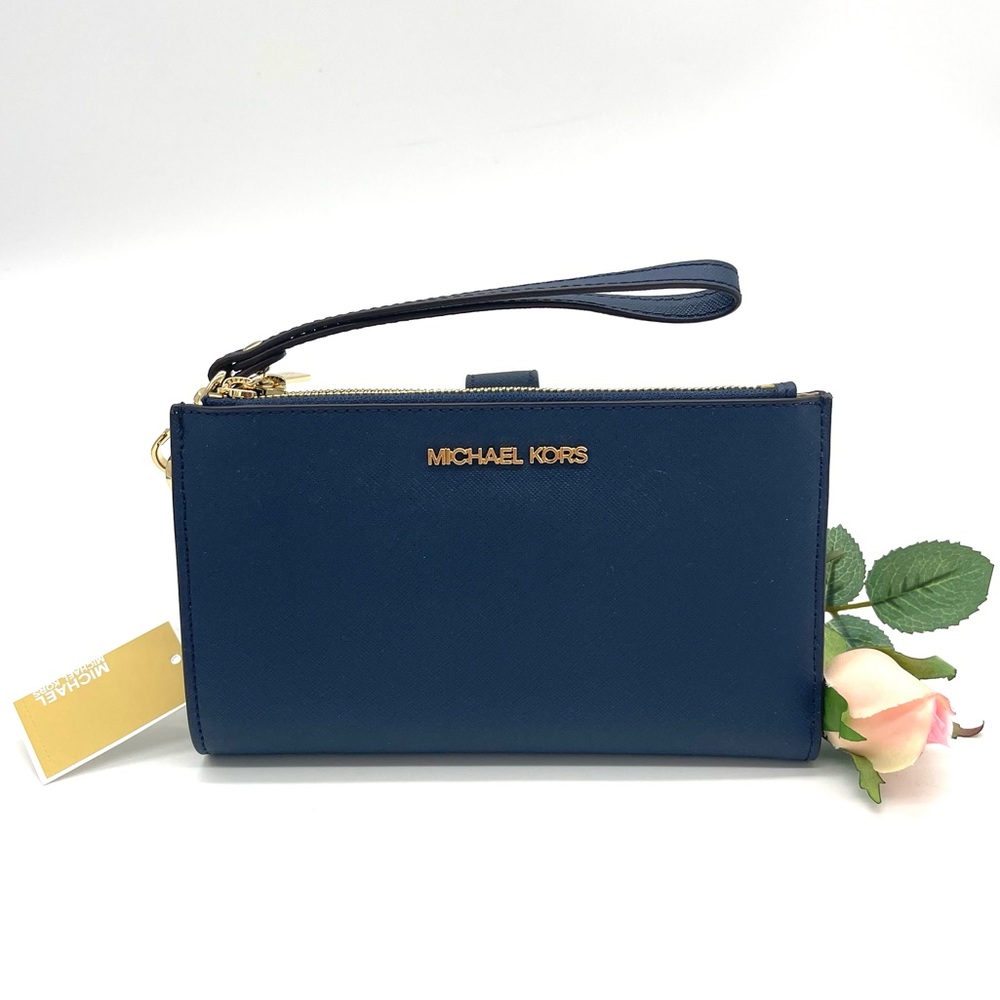 Michael Kors Large Double Zip Wallet Wristlet